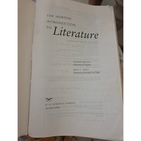 Norton Introduction to Literature by Kelly J. Mays (2010, Trade Paperback) - Picture 9 of 15